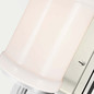 Preview: Elstead Vetivene LED Bad-Wandleuchte G9 IP44 Chrom poliert Stahl Opalglas 31cm