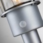 Preview: Elstead Klampenborg Außen-Stehleuchte Sensor E27 32cm Silber IP44