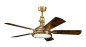 Preview: Elstead Hatteras Bay leiser Deckenventilator mit LED Licht Ø142cm + Fernbedienung