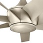 Preview: Elstead Lehr II leiser Deckenventilator Ø137cm DC-Motor IP44 Außenbereich + Fernbedienung