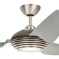 Preview: Elstead Voya leiser Deckenventilator mit LED Licht Ø152cm DC-Motor + Fernbedienung