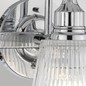 Preview: Elstead Addison LED Wandleuchte G9 3-fach Poliertes Chrom Klar IP44