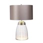 Preview: Elstead Milne Tischleuchte E27 Poliertes Nickel Nebel