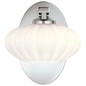 Preview: Elstead Pim LED Wandleuchte G9 Poliertes Chrom Satinierter, ummantelter Opal IP44
