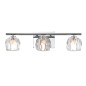 Preview: Elstead Regalia LED Wandleuchte G9 3-fach Poliertes Chrom Klar IP44