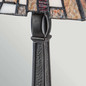 Preview: Elstead Inglenook Tischleuchte E14 Valiant-Bronze Stahl Tiffanyglas 37cm