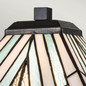 Preview: Elstead Alderley Tischlampe E27 Vintage-Bronze Tiffanyglas