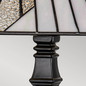 Preview: Elstead Alderley Tischlampe E27 Vintage-Bronze Tiffanyglas