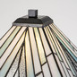 Preview: Elstead Alderley Tischlampe E27 Vintage-Bronze Tiffanyglas