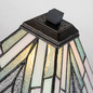 Preview: Elstead Alderley Tischlampe E14 Vintage-Bronze Tiffanyglas