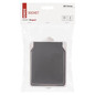 Preview: Emos Steckdose 1-fach IP44 Aufputz Grauschwarz A1396