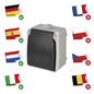 Preview: Emos Steckdose 1-fach IP44 Aufputz Grauschwarz A1396
