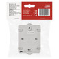 Preview: Emos Schalter Taster IP54 Aufputz Grauschwarz A1399