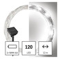 Preview: Emos LED Solar-Lichterkette 2,4W tageslichtweiss Akku IP44 D3ZC01