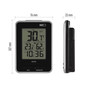 Preview: Emos Digitales Thermometer mit Hygrometer kabelgebundener Sensor Wecker E0121