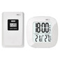 Preview: Emos Digitales Thermometer mit Funk-Sensor Wecker Funkuhr bis 30m E0127