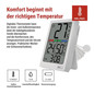 Preview: Emos Digitales Thermometer mit Hygrometer kabelgebundener Sensor Quarzuhr E0558P