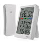 Preview: Emos Digitales Thermometer mit Hygrometer Funk-Sensor Wecker Datum 100m Reichweite E0558W