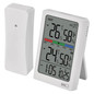 Preview: Emos Digitales Thermometer mit Hygrometer Funk-Sensor Wecker Datum 100m Reichweite E0558W