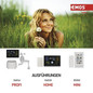Preview: Emos Wetterstation mit Barometer und Windmesser bis 100m E6016
