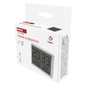 Preview: Emos Digitales Thermometer mit Hygrometer Funk-Sensor Wecker Datum E6210