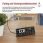 Preview: Emos Wetterstation mit Barometer Funkuhr bis 80m Wandhalterung E8625