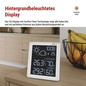 Preview: Emos Wetterstation mit Quarzuhr USB-C bis 50m E8647W