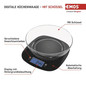 Preview: Emos Küchenwaage 5kg 1g ABS Schwarz EV025
