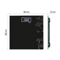 Preview: Emos Personenwaage gehärtetes Glas 180kg ohne Bluetooth EV106
