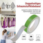 Preview: Emos Doppelseitiges Klebeband Schaum 20mm 3m Grün F6090