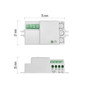 Preview: Emos Bewegungsmelder Mikrowelle 8m 1200W 25x75mm Weiß G1210