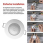 Preview: Emos Bewegungsmelder PIR 3m 1200W 76x76mm Weiß GS12111