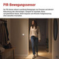 Preview: Emos Bewegungsmelder PIR 10m 190° 500W Weiß GS15114