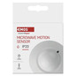 Preview: Emos Bewegungsmelder Mikrowelle 8m 1200W 75x75mm Weiß GS22111