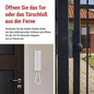Preview: Emos Türsprechanlage kabellos 1 Teilnehmer Netzbetrieb Weiß H1088