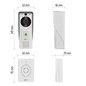 Preview: Emos Video-Türklingel GoSmart IP-09D WiFi Solarpanel IP44 H4030