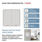 Preview: Emos GoSmart Portabler Szenenschalter IP-2002ZW ZigBee 3.0 2 Tasten Weiß H5012