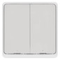 Preview: Emos GoSmart Portabler Szenenschalter IP-2002ZW ZigBee 3.0 2 Tasten Weiß H5012