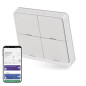 Preview: Emos GoSmart Portabler Szenenschalter IP-2004ZW ZigBee 3.0 4 Tasten Weiß H5013