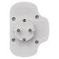Preview: Emos Steckdosenadapter 2x Euro+1x Schutzkontakt mit Schalter Weiß P00282