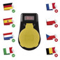 Preview: Emos Steckdosenadapter 1-fach mit Schalter IP44 Schwarz P00292