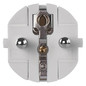 Preview: Emos Steckdosenadapter Stecker gerade 16A Weiß P0034