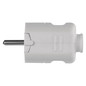 Preview: Emos Steckdosenadapter Stecker gerade 16A Weiß P0034