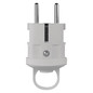 Preview: Emos Steckdosenadapter Stecker gerade 16A Weiß P0038