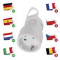 Preview: Emos Steckdosenadapter gerade Weiß P0047
