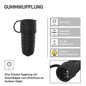 Preview: Emos Steckdosenadapter Gummi IP44 Schwarz P0049
