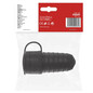 Preview: Emos Steckdosenadapter Gummi IP44 Schwarz P0049
