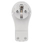 Preview: Emos Steckdosenadapter Winkelstecker extra flach 16A Weiß P0066