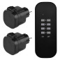 Preview: Emos Steckdosenadapter mit Fernbedienung bis 4 Steckdosen IP44 P0068