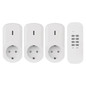 Preview: Emos Steckdosenadapter mit Fernbedienung bis 4 Steckdosen 25m P0069